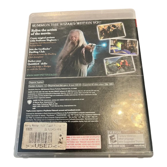 Harry Potter and the Half Blood Prince Video Game for PlayStation 3 Complete - Picture 3 of 3